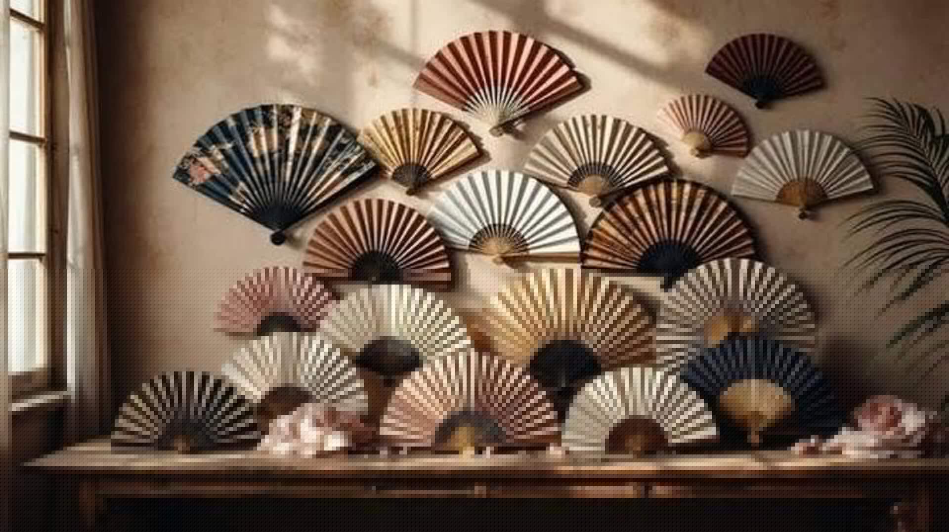 DIY: How to make raffia fans
