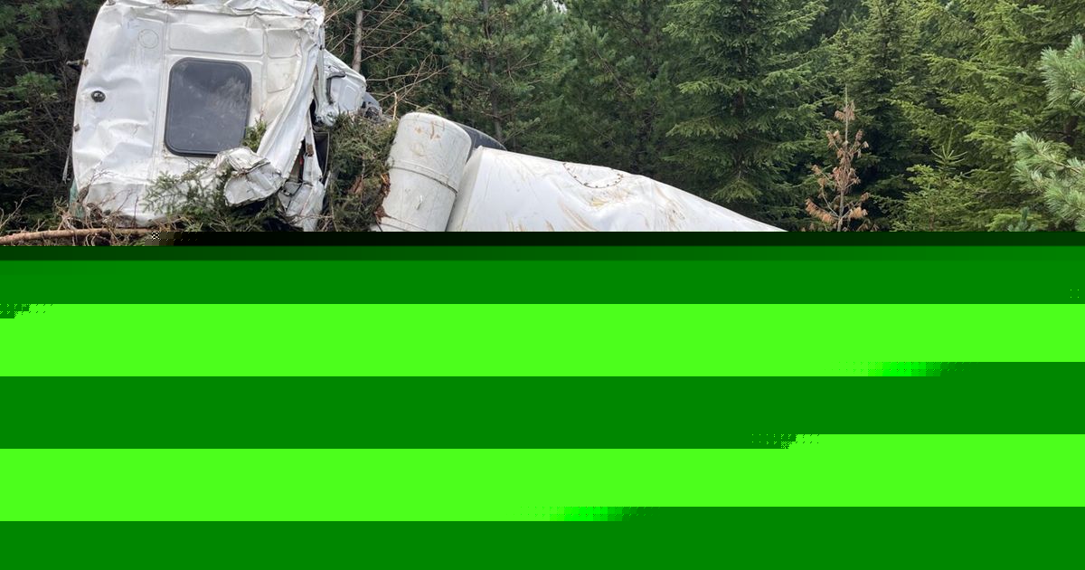 Betonmischer stürzte am Glungezer in Wald ab: Lenker in Klinik geflogen