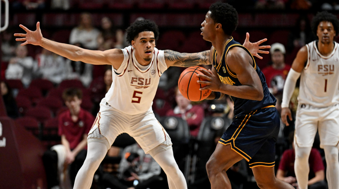 FSU Men’s Basketball hangs on for 63-61 win over Cal at the Tucker Center