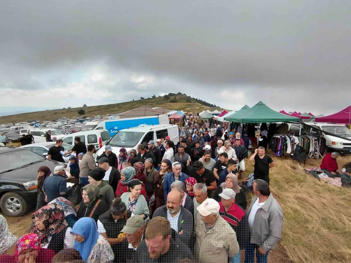 Bolu'da Hacet Bayramı: Şifa İçin Sarı Kantaron Toplandı