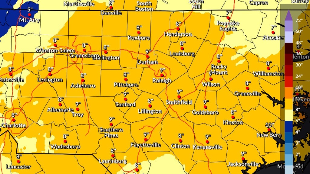 Fayetteville Is Getting Snow, But Just How Much Is Up In The Air – Literally