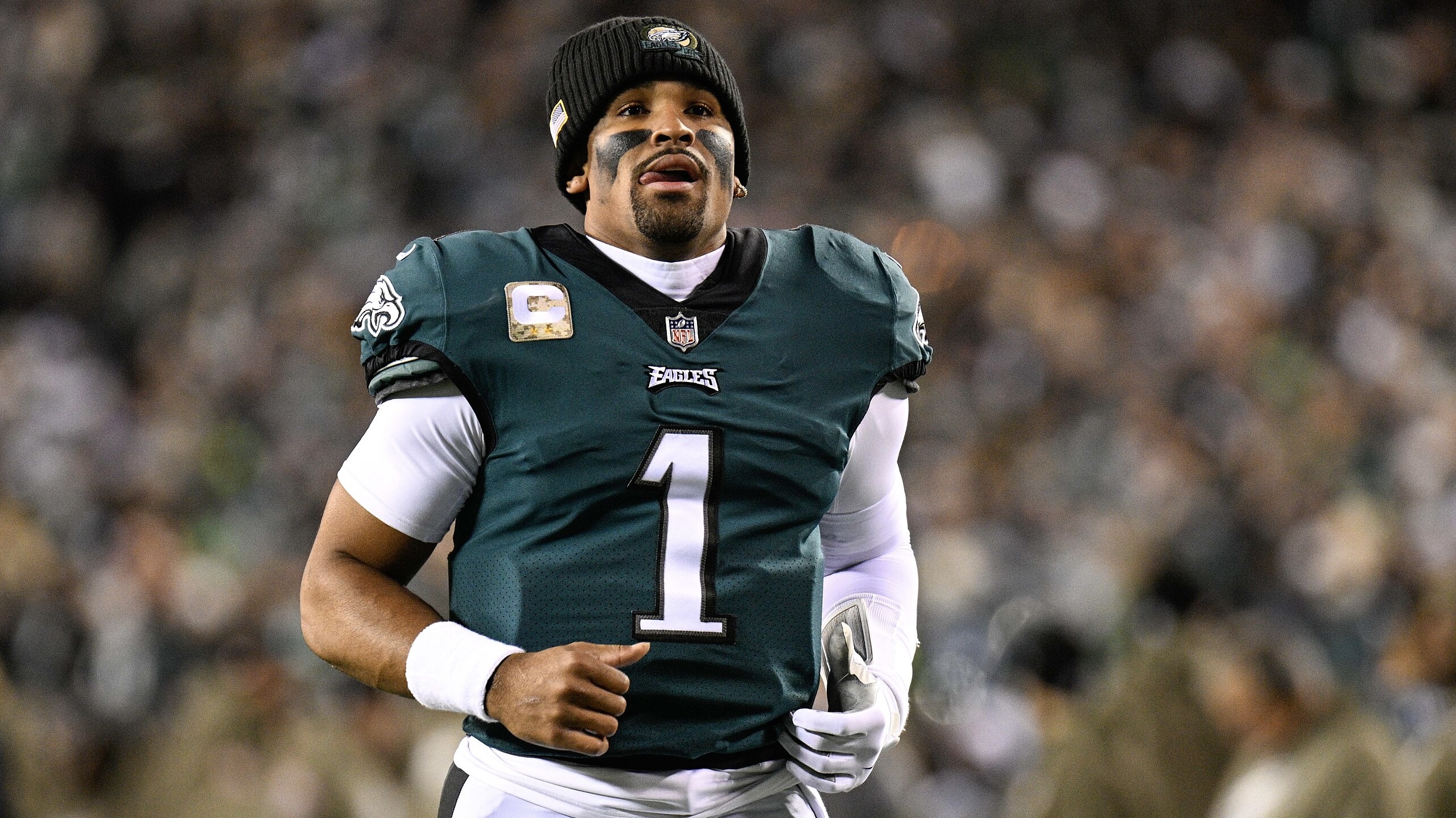 Eagles quarterback Jalen Hurts has helped 10 Philly schools get AC