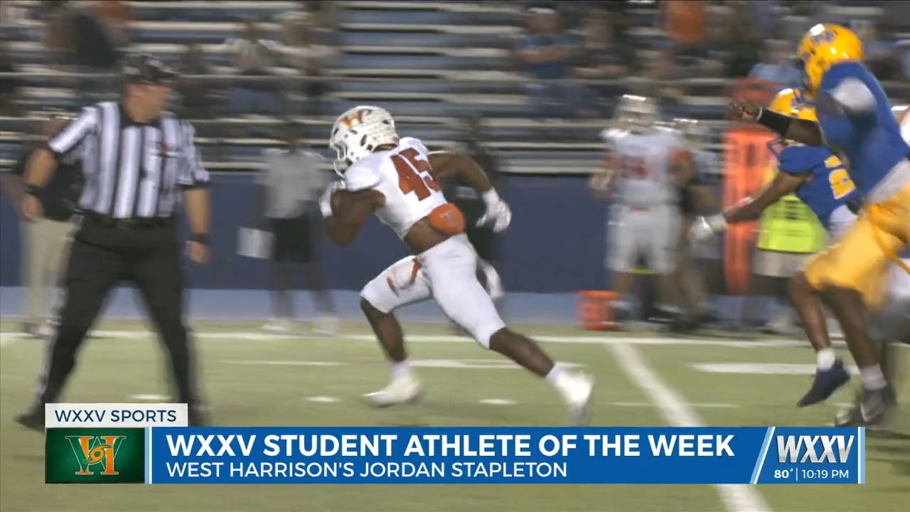 Introducing our WXXV Student Athlete of the Week, West Harrison’s Jordan Stapleton!