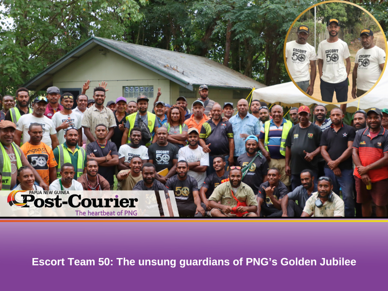 Escort Team 50: The unsung guardians of PNG’s Golden Jubilee