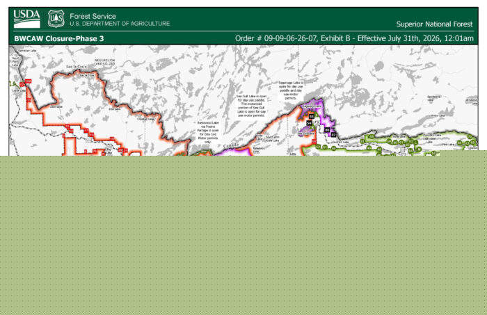 Additional BWCAW entry points and recreational sites reopen as wildfire conditions improve