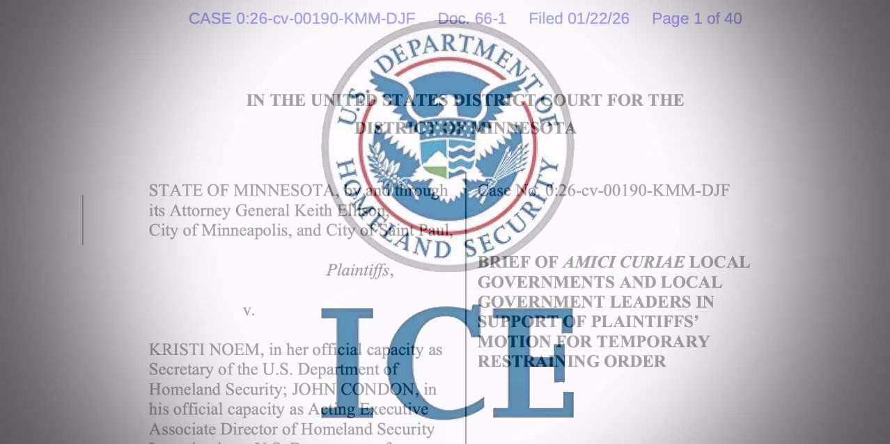 Comment on King County joins lawsuit challenging federal immigration operation in Minnesota by Tom T.