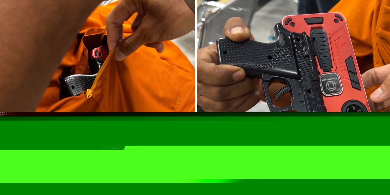 Toy gun phone case drops heart rates at Thailand hospital, monk says he purchased item from TikTok
