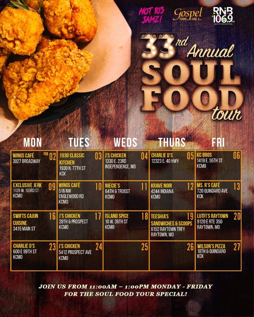 33rd Annual Soul Food Tour – Slider