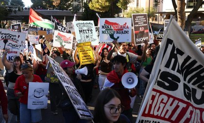 Tucson protest opposes the inaugural anniversary of President Donald Trump’s second term