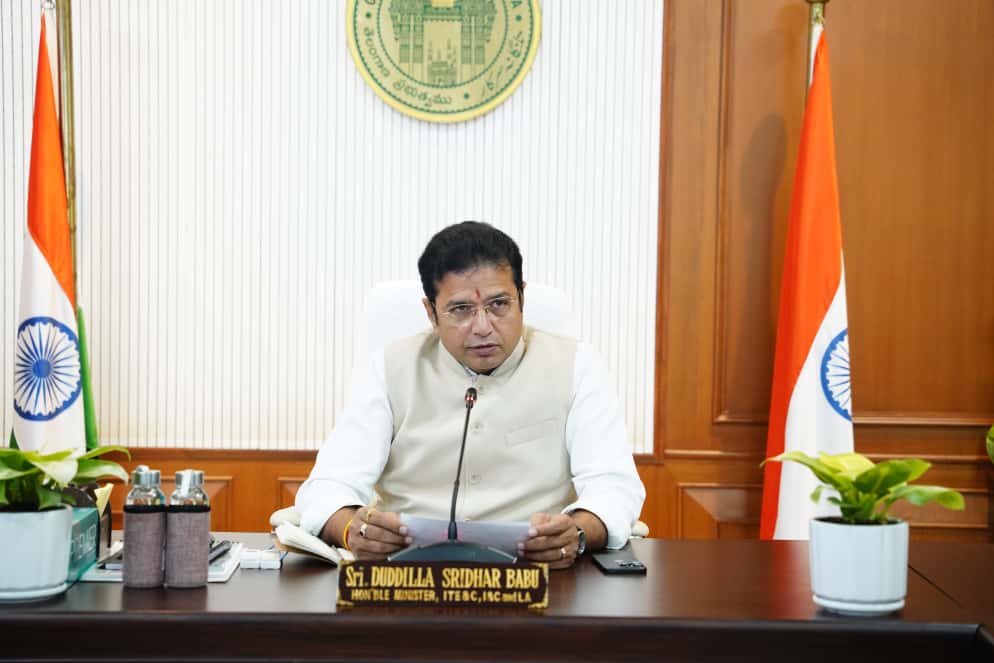 Telangana Rapidly Emerging as India’s Largest Aerospace, Defence Hub: Sridhar Babu