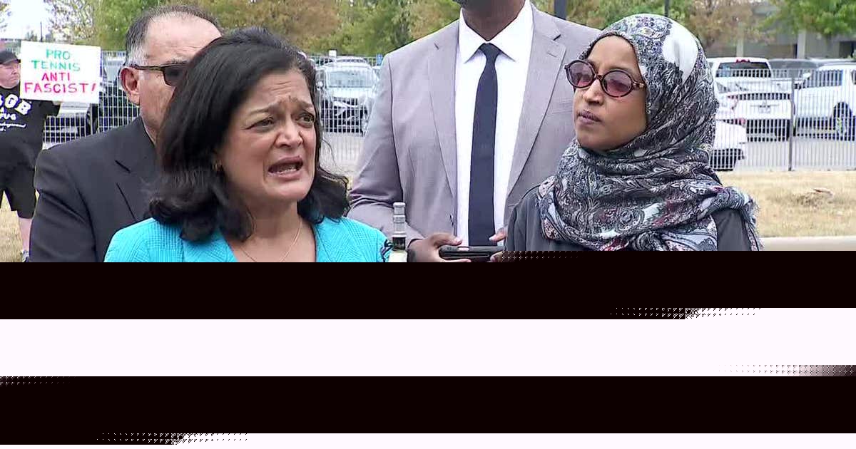 Representatives Omar and Jayapal conduct congressional oversight at Whipple Federal Building