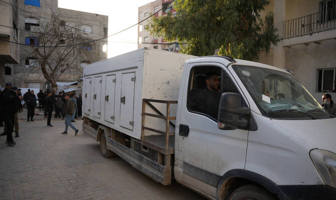 Red Cross transfers 15 Palestinian bodies to Gaza