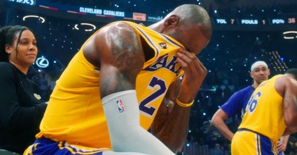 LeBron James breaks down in tears courtside as NBA trade proposal made