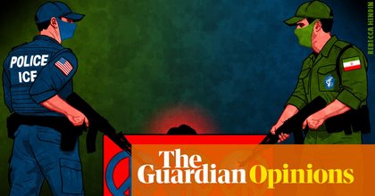 Rebecca Hendin on policing protest in the US and Iran – cartoon