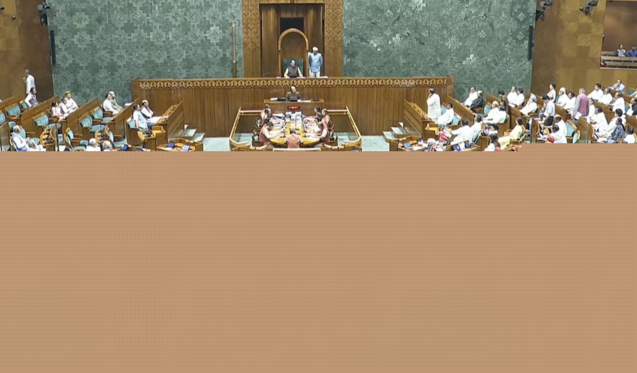 Lok Sabha adjourned amid Opposition sloganeering over NEET protests