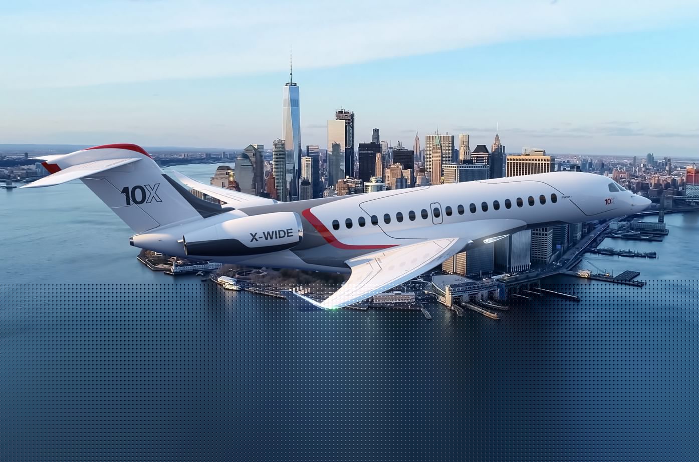 Dassault Aviation Falcon orders nearly triple in H1 as 10X takes first flight