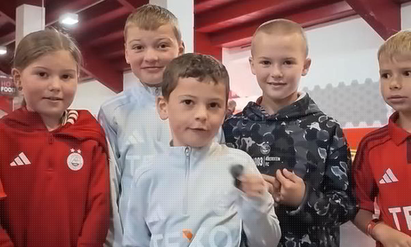 WATCH: Young Aberdeen fans give their opinions on the Dons ahead of Premiership kick-off