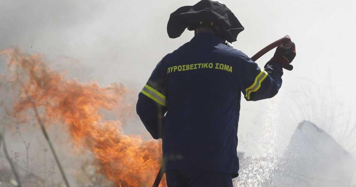 Φωτιά σε χαμηλή βλάστηση στο Νέο Μοναστήρι Φθιώτιδας - Σηκώθηκαν τρία εναέρια μέσα