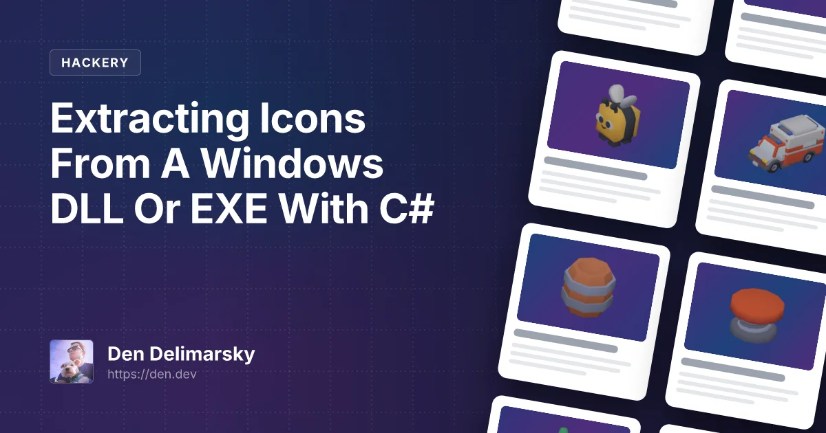 Extracting Icons From A Windows DLL Or EXE With C#