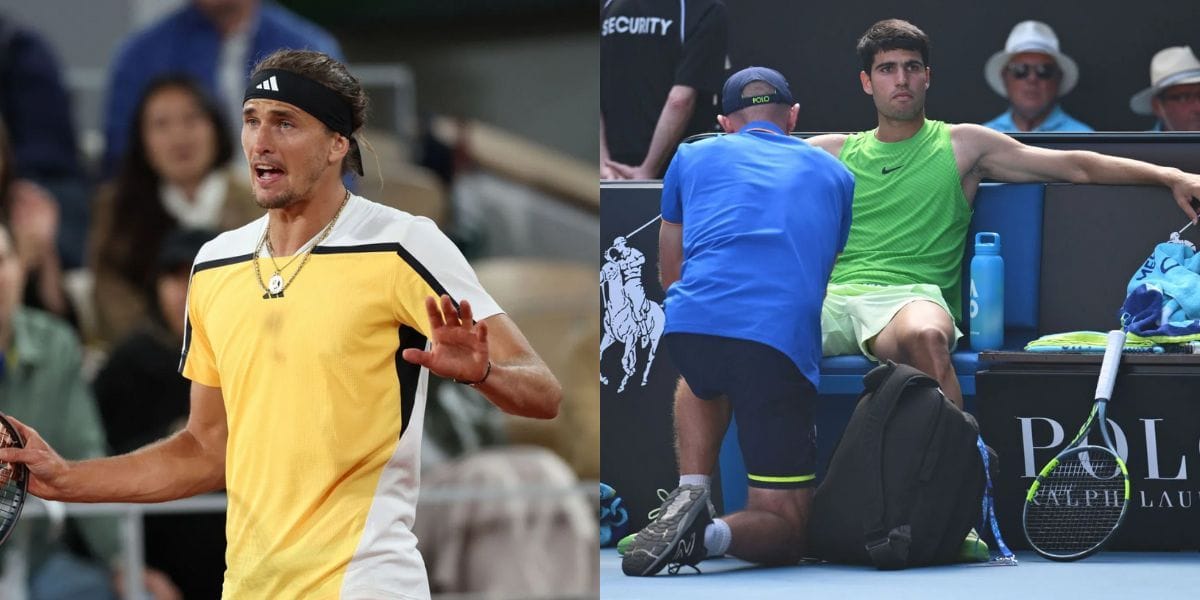 "This is bulls**t" - Alexander Zverev accuses Carlos Alcaraz after medical timeout midway through Australian Open SF