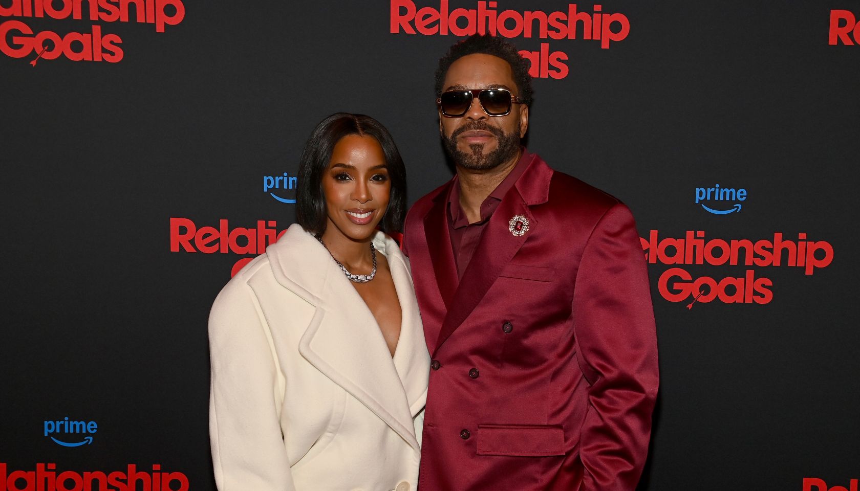 Seen On The ‘Relationship Goals’ Scene: Kelly Rowland & Cliff ‘Method Man’ Smith Sizzle ATL Red Carpet For Riotous Rom-Com