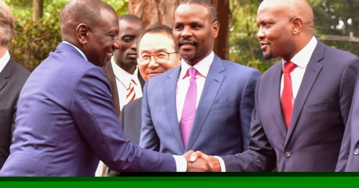 MOSES KURIA stirs debate with cryptic titanic warning to President RUTO – “The ship has hit the iceberg and it’s headed to the bottom of the sea”