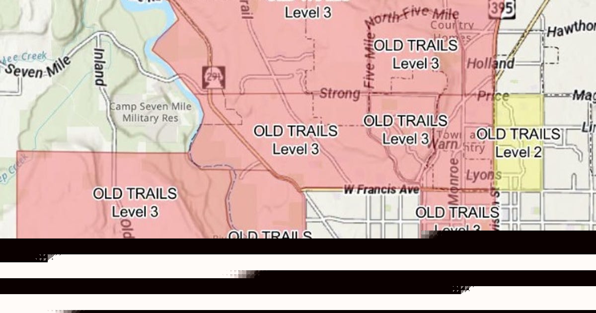 Wildfire burning in Spokane, WA prompts evacuation orders