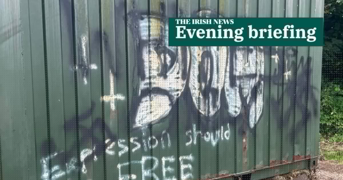 Evening Briefing: Gerry Kelly ‘voice of sanity in insane times’, Nazi graffiti in Co Derry a hate crime, bail refused for woman accused of threatening to ‘kick the baby’