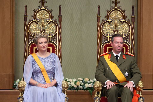 Luxembourg crowns a new grand duke after the former grand duke abdicates