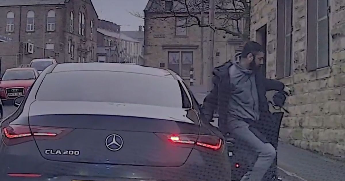 Dramatic moment drug dealer flees from police and found hiding in garden