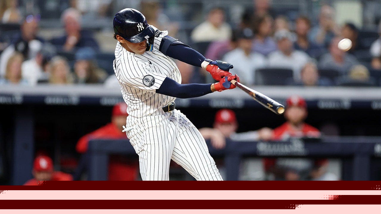 Yankees' George Lombard Jr, replacing embattled Anthony Volpe, mashes home run for first hit in MLB debut