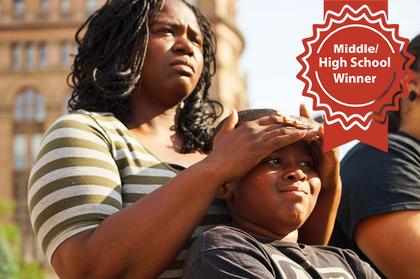 Fall 2015: “Justice For All” Middle School/High School Winner Amani Lazarus