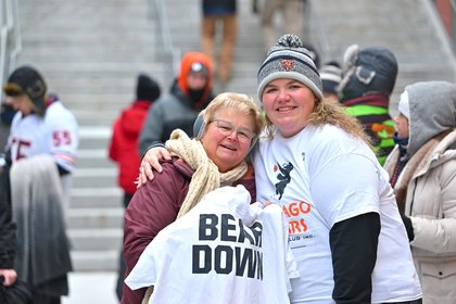 Two Advocate Health Care nurses honored at Bear Down Flag Ceremony