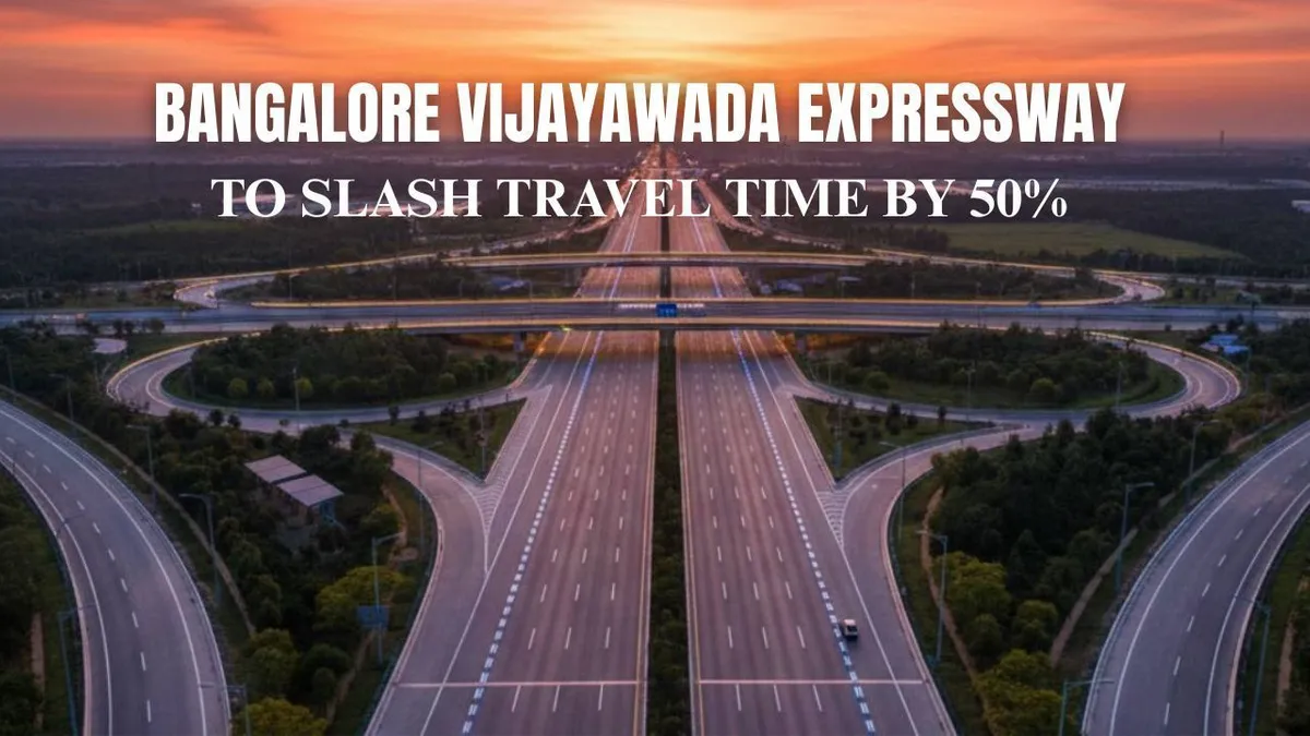 Bangalore Vijayawada Expressway to Get 10-Lane Expansion & New Cloverleaf