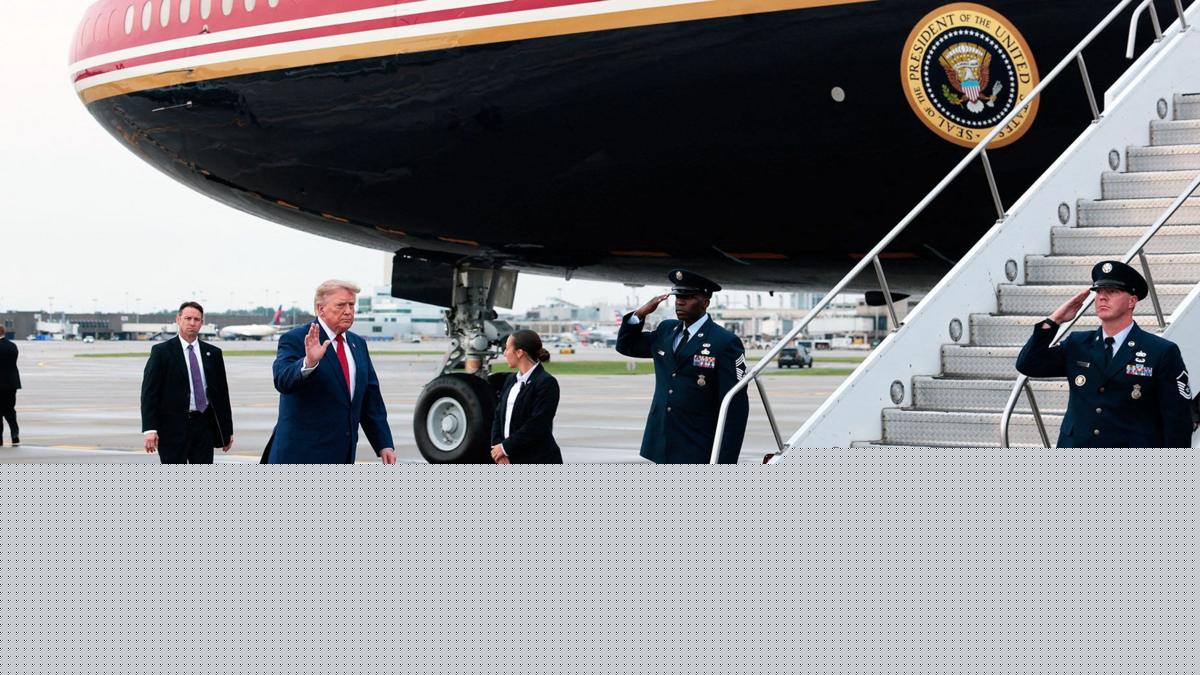 Trump confirms he switched planes after Nato summit because of possible threat