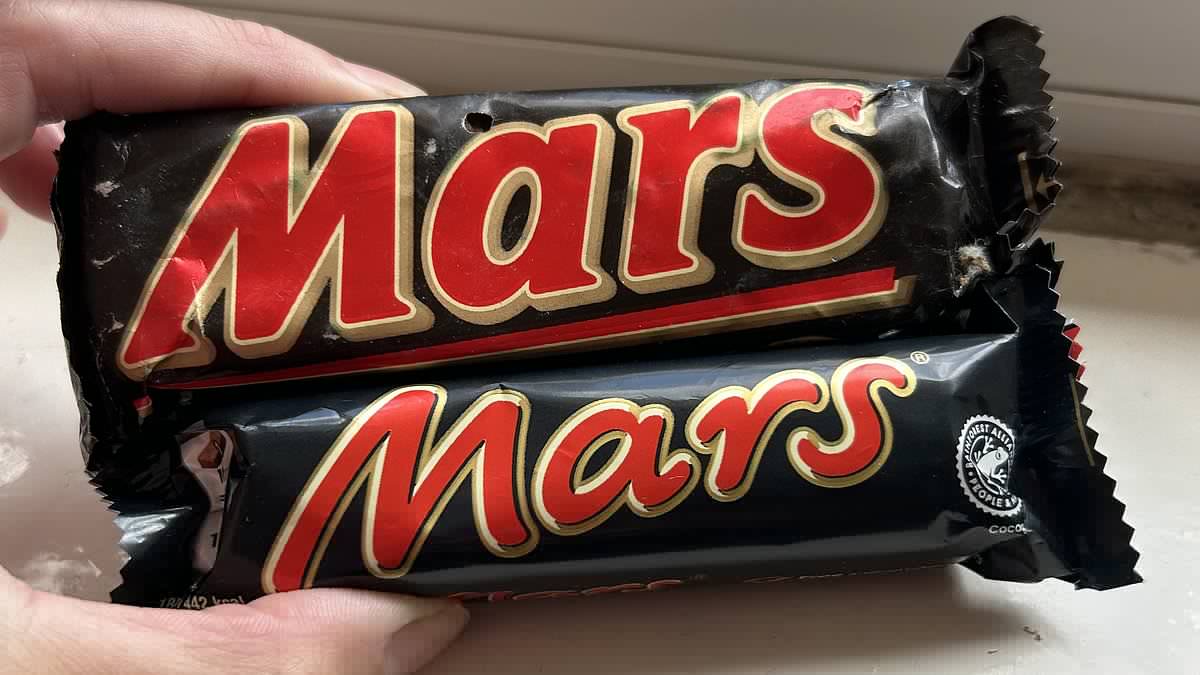 Cleaner unearths 35-year-old Mars bar hidden in hoarder's house - and it looks GIANT due to 'shrinkflation'