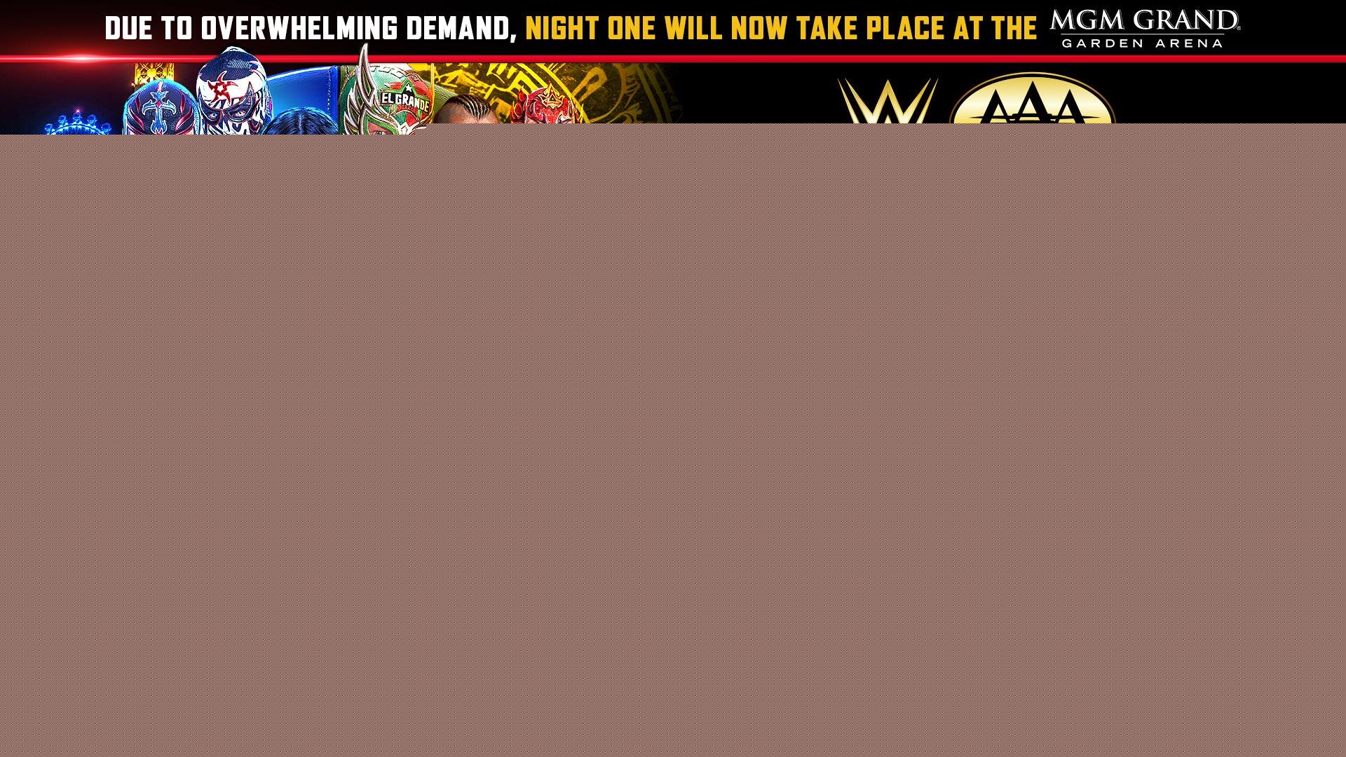 WWE moving Triplemania night one to bigger venue