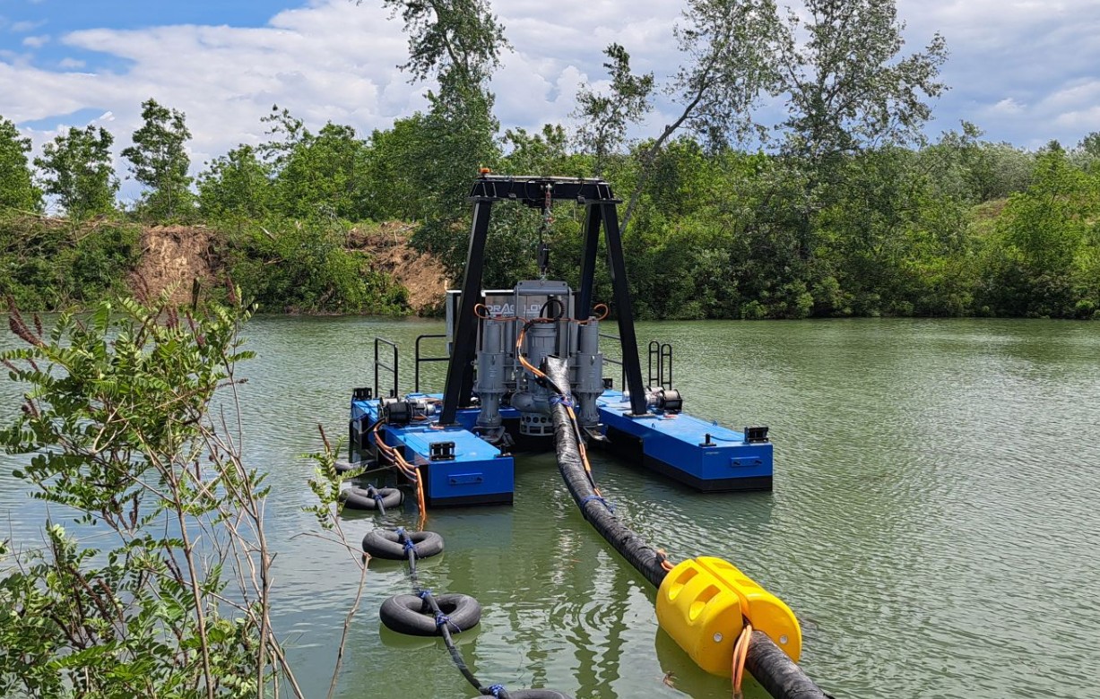 Dragflow wraps up reservoir dredging in Romania