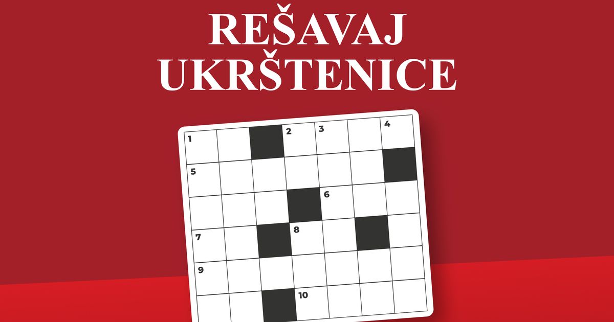 Besplatna ukrštenica - mozgalica na dohvat ruke!