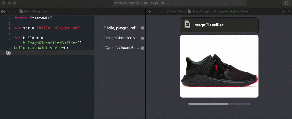 Create a machine learning model to classify Fashion images in Swift