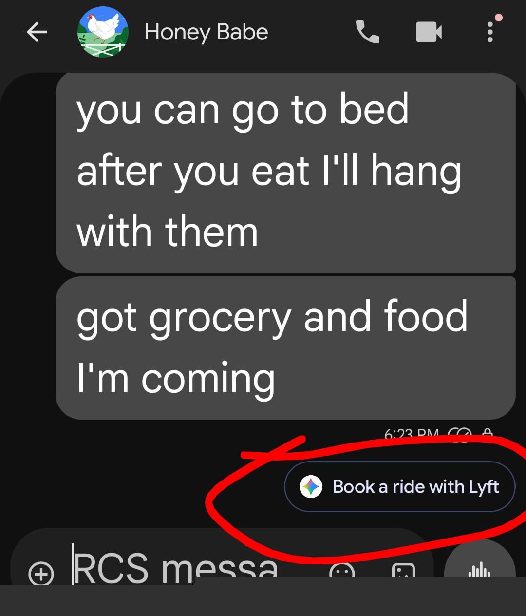 Mildly Infuriating - Getting ads in Android messaging