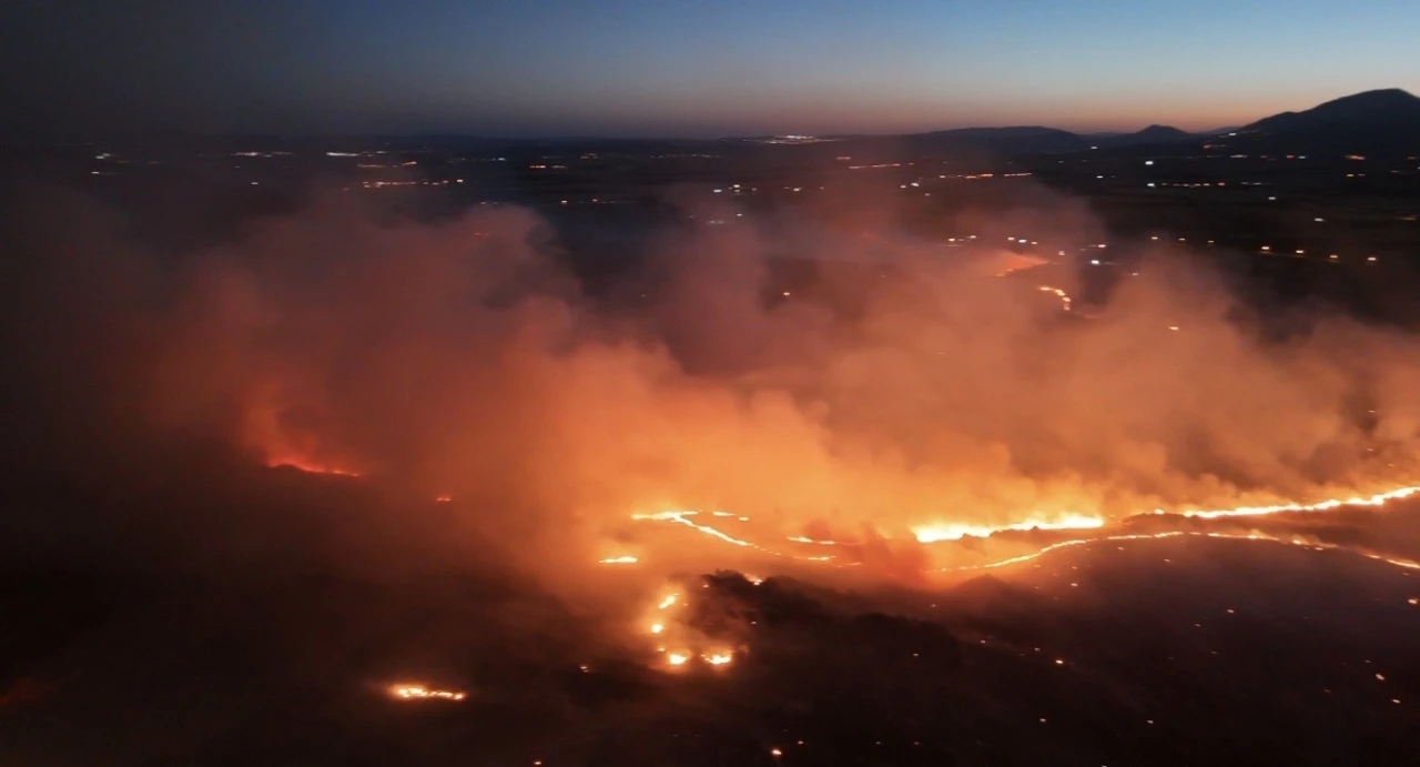 Adıyaman’da ormanlık alanda yangın