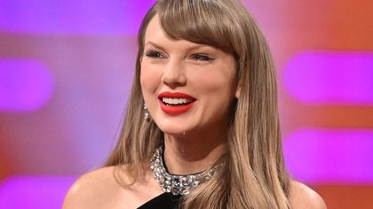 Taylor Swift shows off her dazzling engagement ring on The Graham Norton Show as she kicks off publicity blitz for The Life Of A Showgirl