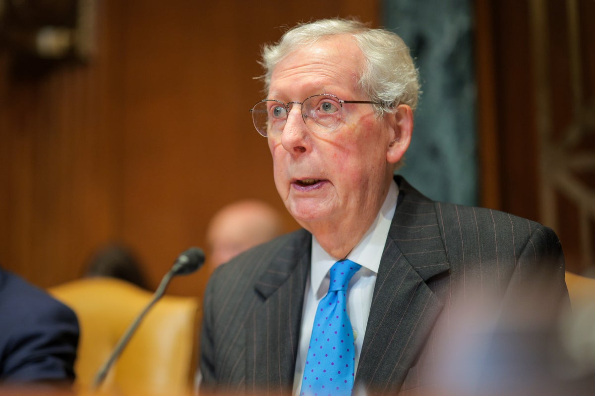Mitch McConnell discharged from rehab facility to continue ‘intensive regimen’ at home