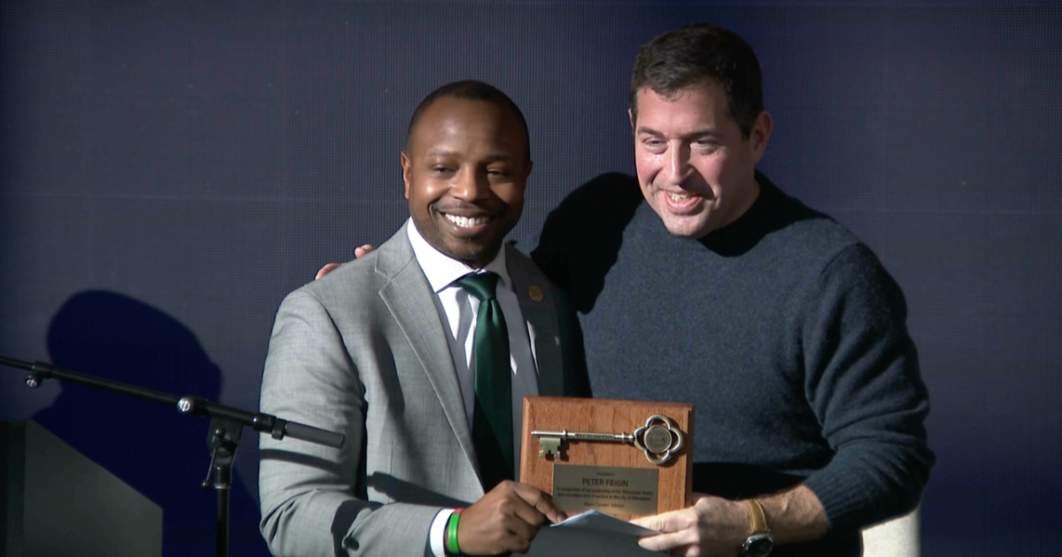 Peter Feigin honored with Key to the City, Proclamation Ceremony at Fiserv Forum