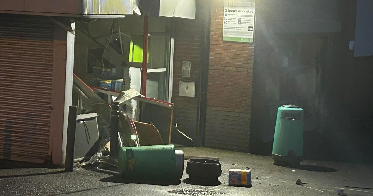 Second ram-raid in 20 days as Asda cash machine stolen and cars dumped