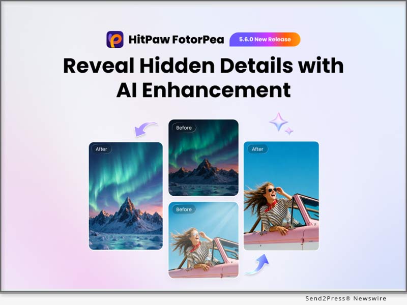 HitPaw FotorPea V5.6.0: Smarter AI for Image Enhancement, Recomposition, and Creation
