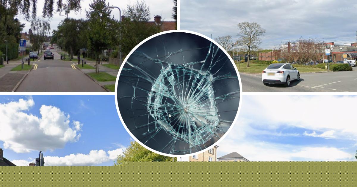 Vehicles targeted by offenders already this week in four Watford roads