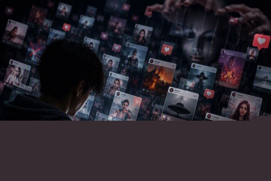 How algorithm-driven social media feeds GenZ with fake content