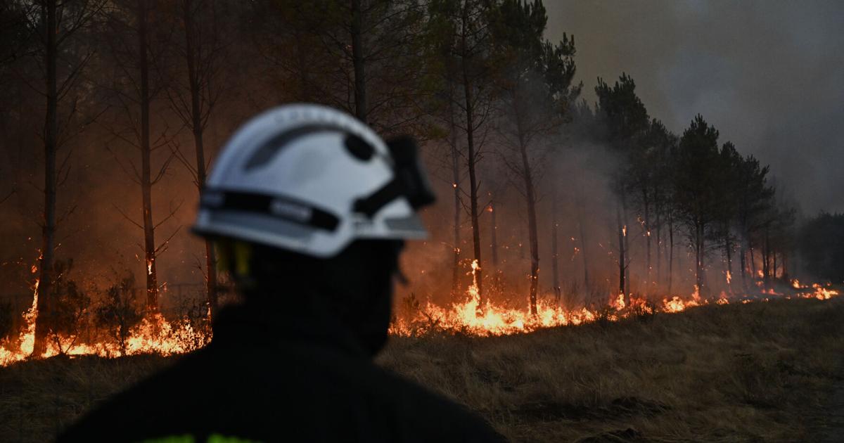 Firefighters battle the last hot spots of a monster wildfire in France's southwest